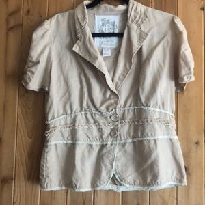 Tan Blazer for Women